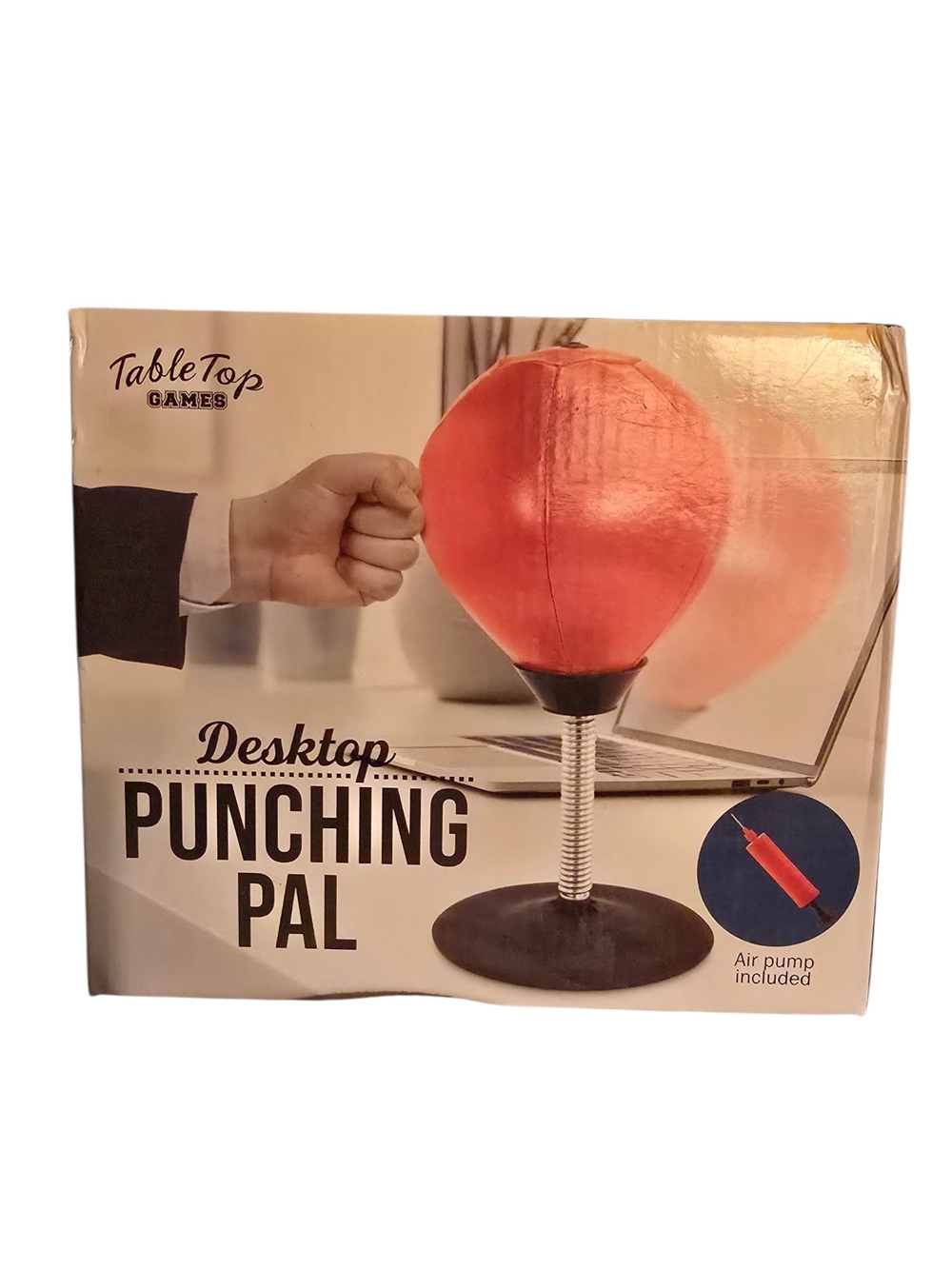 Desktop Punching Pal Stress Relief Boxing Ball Desk Toy NIB